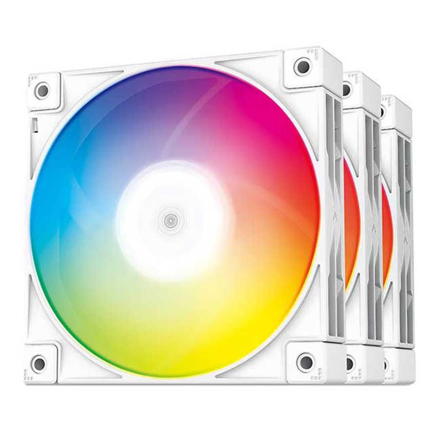 قیمت و خرید فن خنک کننده کیس دیپ کول مدل FC120 WHITE-3 IN 1 | یاس ارتباط