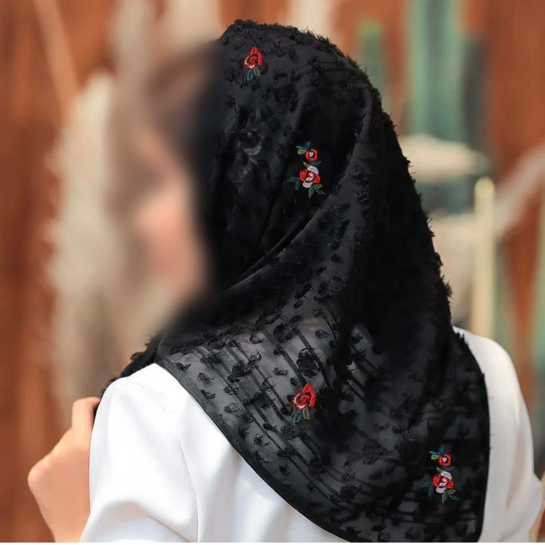 مینی اسکارف یاخما گلدوزی شده کد18