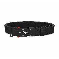 کمربند مشکی مردانه M LOCK 4810 35 میلی متر دست و پنجه نرم چرمی سیاه Mont Blanc