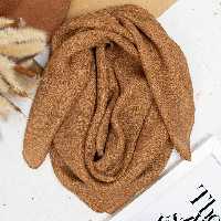 مینی اسکارف (باندانا) اسلپ رنگ نسکافه ای ارسال رایگان 