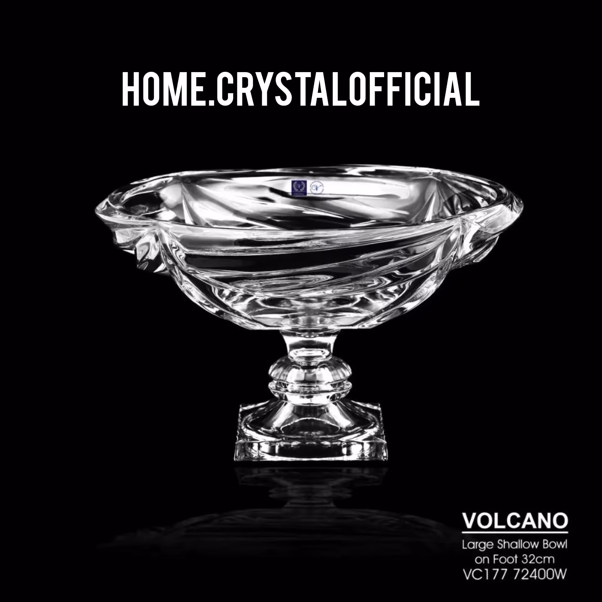 (سرویس پذیرایی کریستال ساده طرح دار)