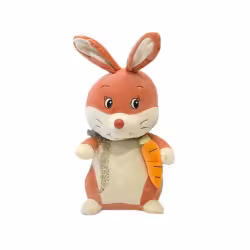 عروسک خرگوش هویج بدست نانو 40 سانت