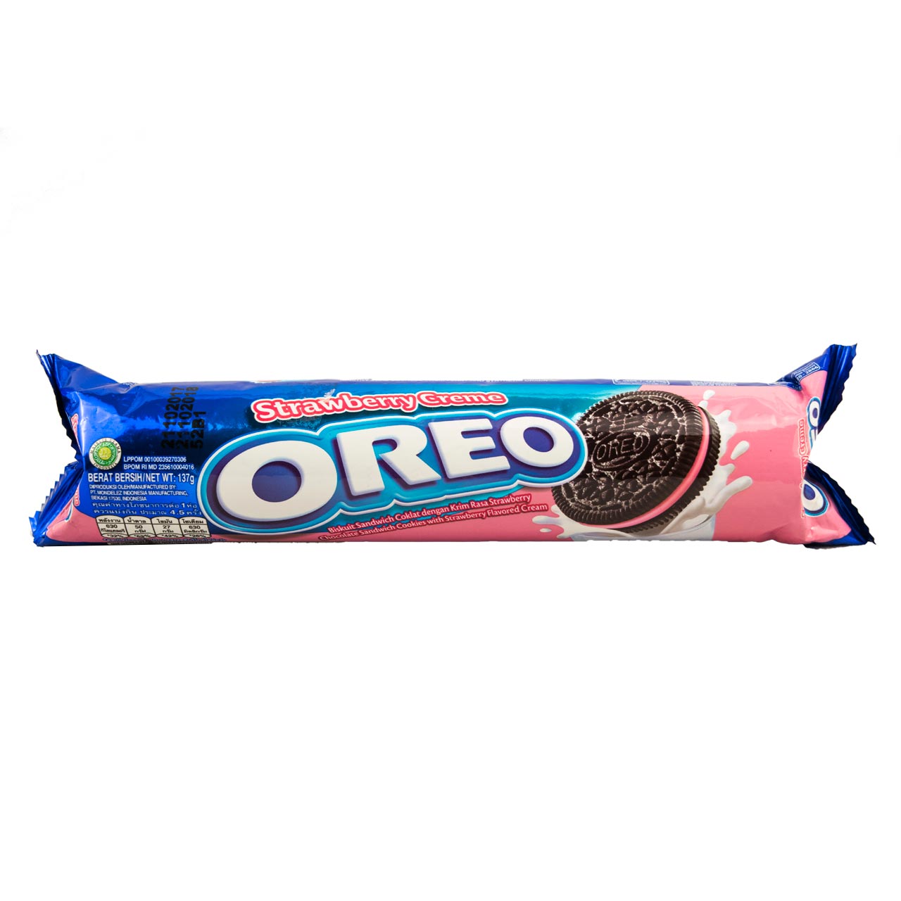 بیسکوییت کرم توت فرنگی 119 گرم اوریو - oreo