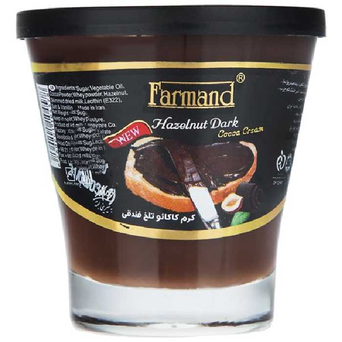 کرم کاکائو تلخ فندقی فرمند مقدار 110 گرم | فروشگاه اینترنتی تاتا کالا