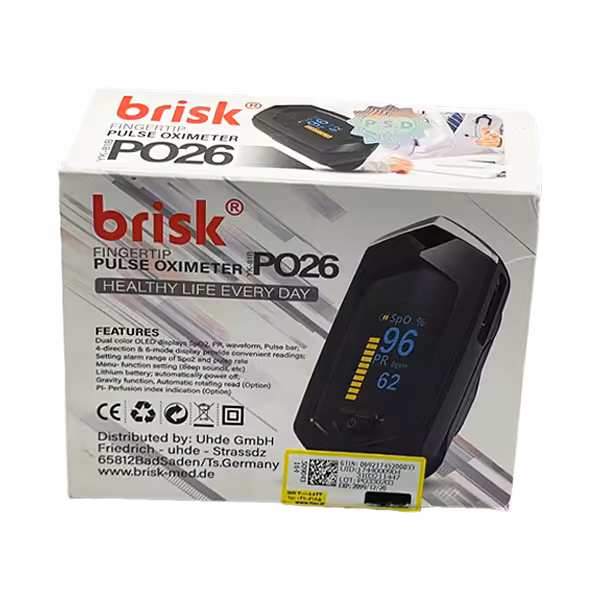 پالس اکسیمتر شارژی بریسک Brisk مدل PO26