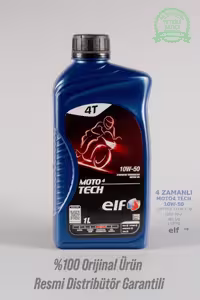 روغن و مکمل موتور MOTO4 TECH 10W 50 4T 1L سیکلت ELF Elf