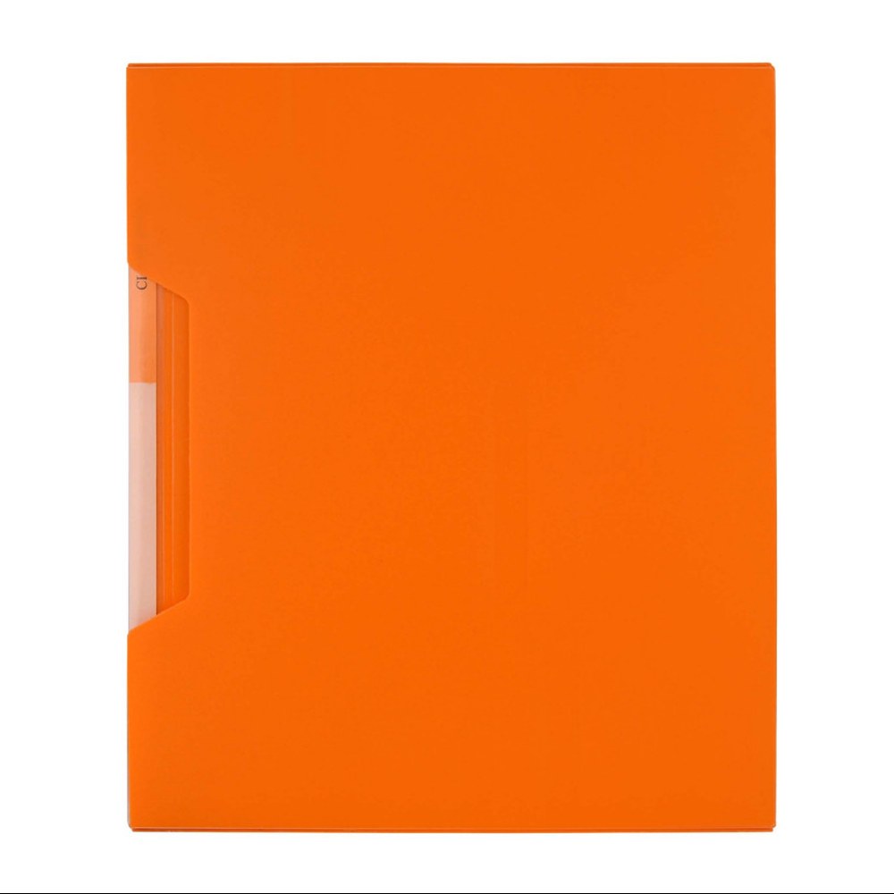 کلیربوک  100 برگ پاپکو مدل قاب دار مات کد A4-100M رنگ نارنجی