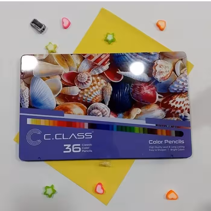 مدادرنگی 36رنگ سی کلاس فلزی