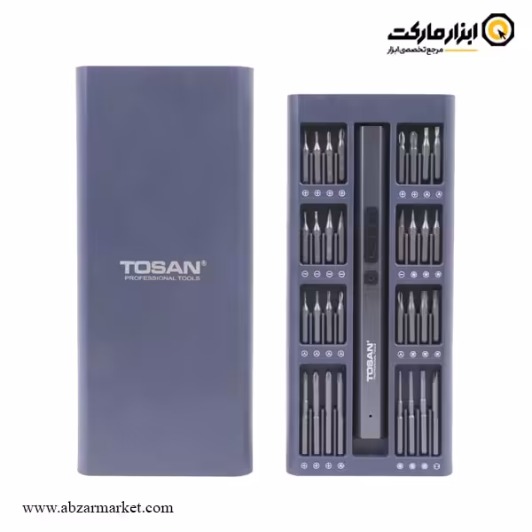 کیت پیچ گوشتی شارژی توسن قلمی 3.7 ولت 66 پارچه مدل 9002