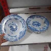 بشقاب گود چینی پردیس طرح ویلیج