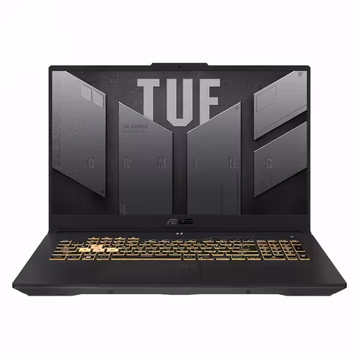 لپ تاپ ایسوس 17.3 اینچی مدل TUF Gaming F17 FX707ZC-HX042 پردازنده Core i7 12700H رم 32GB حافظه 1TB SSD گرافیک 4GB RTX3050