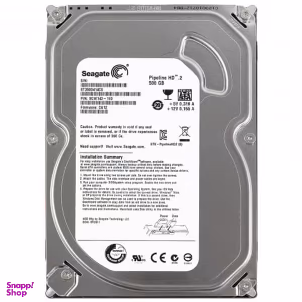 هارد دیسک اینترنال سیگیت مدل Pipeline HD2 ST3500414CS ظرفیت 500 گیگابایت