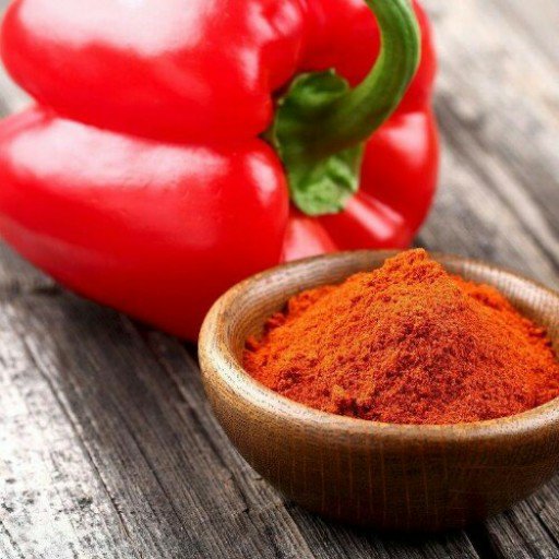 پاپریکا یا پودر فلفل دلمه ای خالص آسیاب شده خانگی (کیفیت تضمینی)