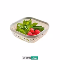 سبد نان و سبزی لیمون طرح بافت کد2146 (سایز کوچک)