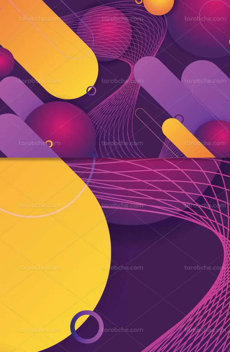 پس زمینه انتزاعی خلاقانه رنگی | گرافیک با طعم تربچه