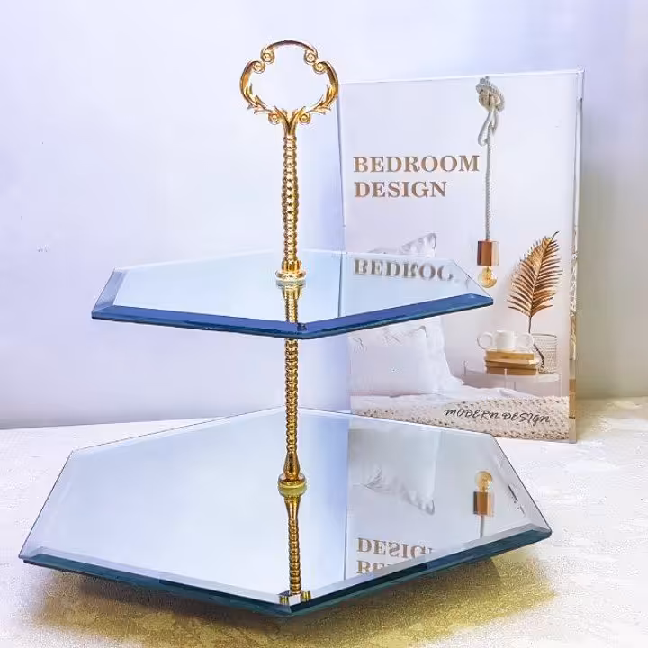 شیرینی خوری 2طبقه آینه ی
6ضلعی
بسته بندی کادوئی یک عددی کد مختاری با ارسال رایگان
