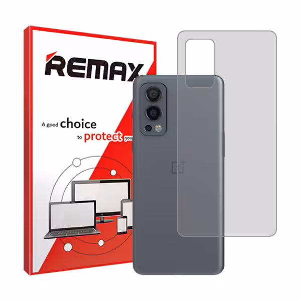 گلس پشت پلاس Nord 2 5G مدل شفاف برند ریمکس کد S