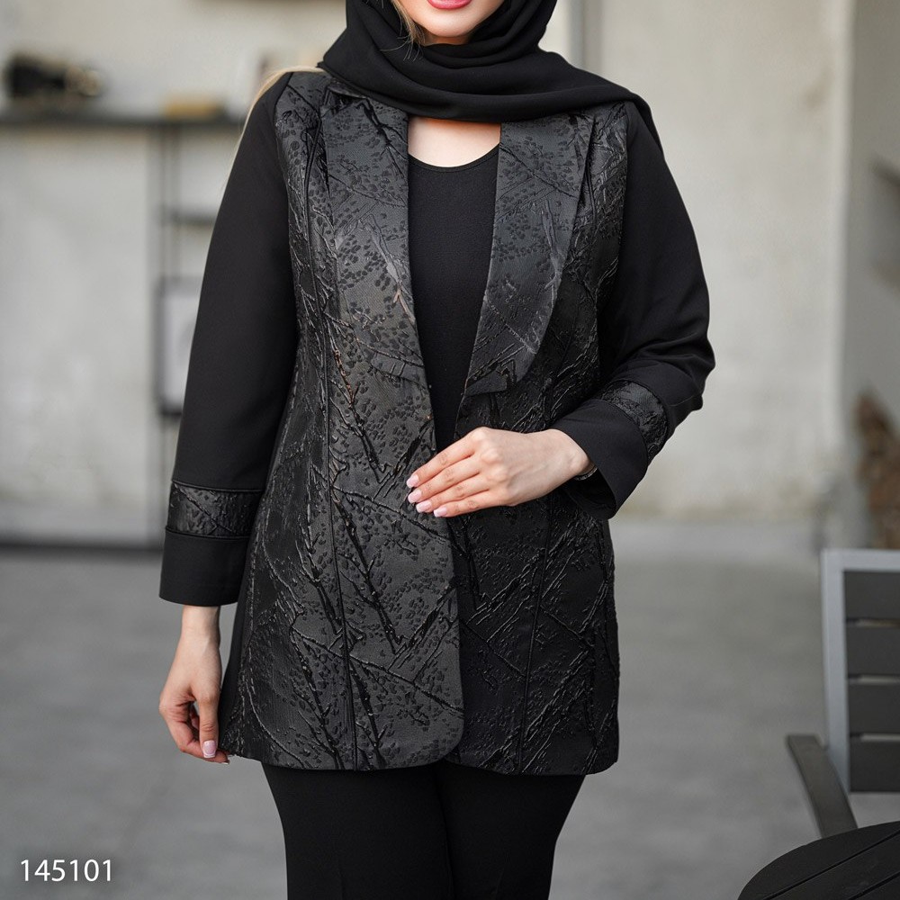 حراج کت مازراتی 370 گرم و ژاکارد ترک یقه انگلیسی لایی پرشین قیطون دوزی قد 75 سایزبندی از 38 تا 48