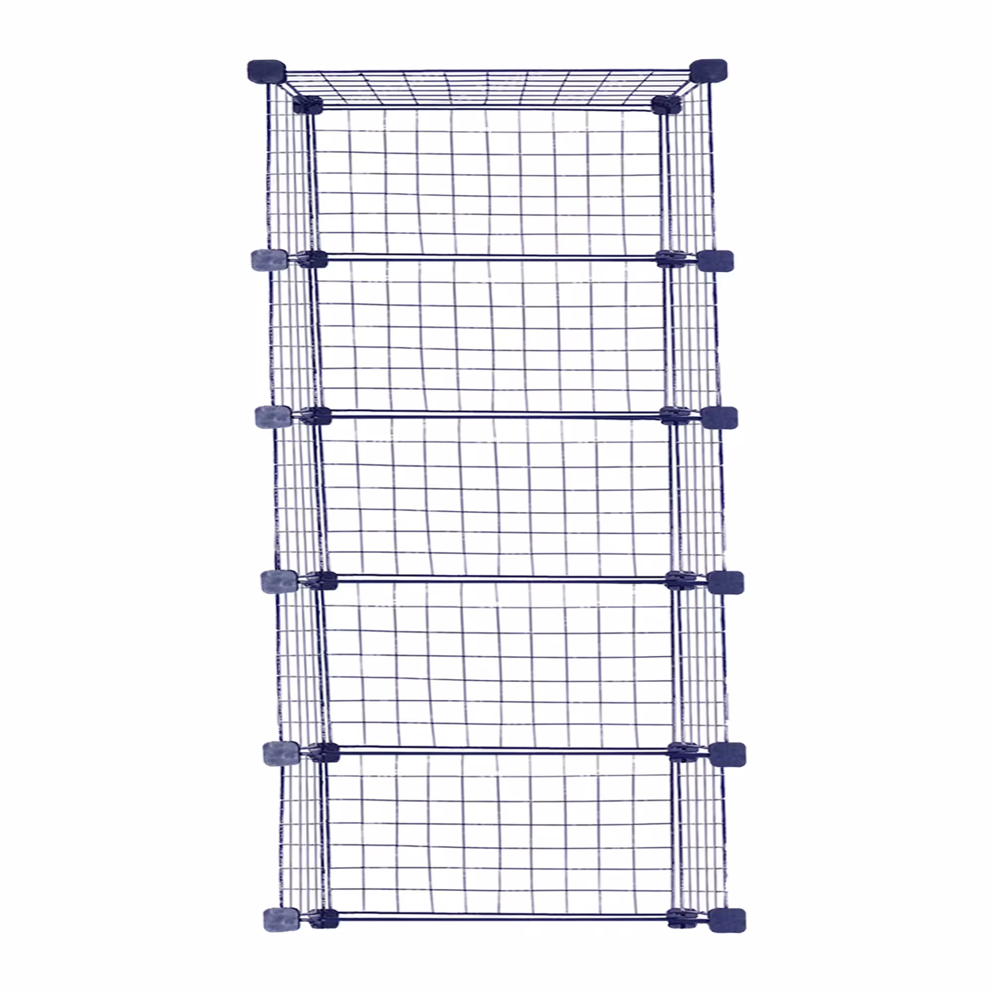 ست قفسه مشبک پنج طبقه در یک ردیف سایز 48x32(ارسال پس کرایه و به عهده مشتری)