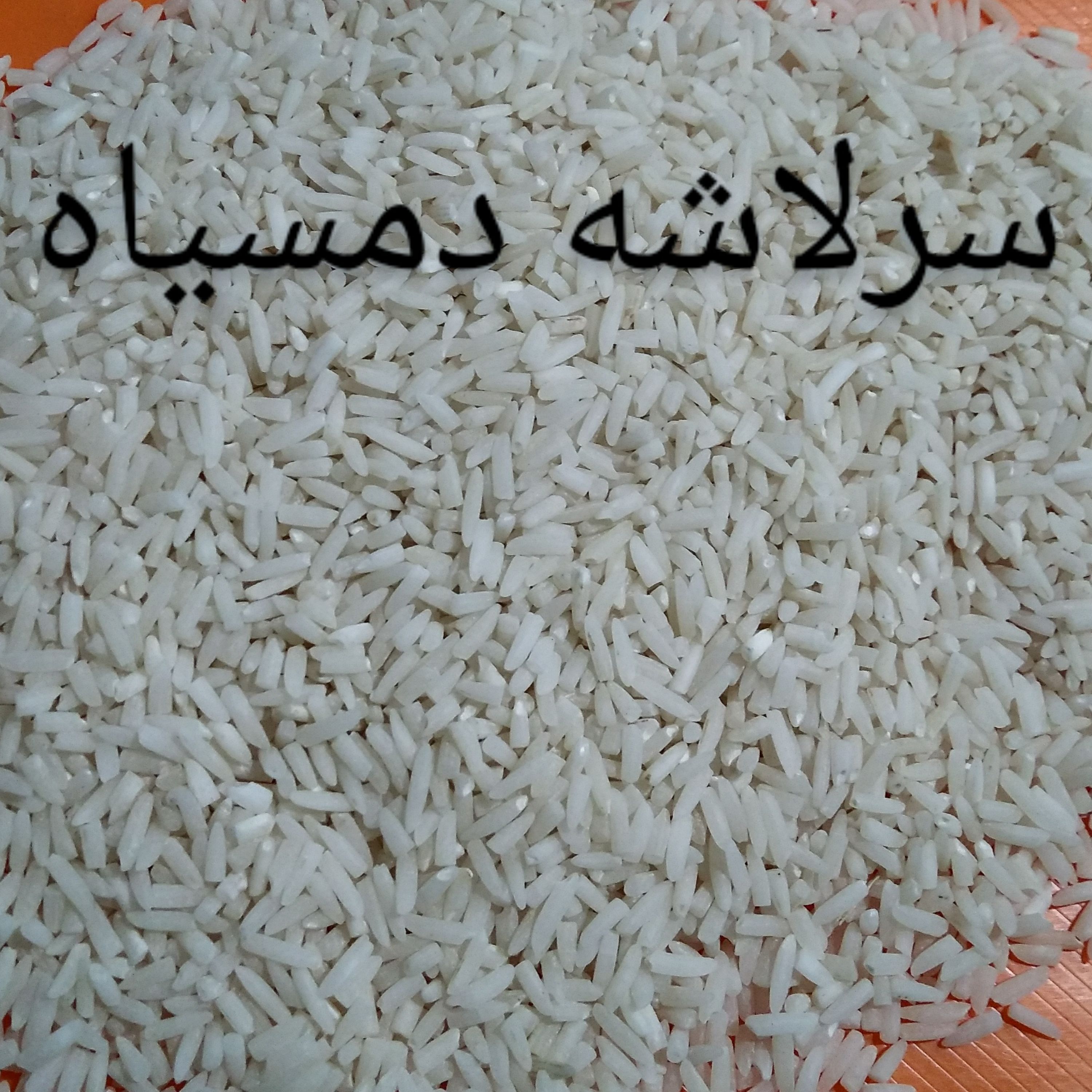 برنج سرلاشه درشت دمسیاه آستانه گیلان درجه یک (5 کیلوگرمی)