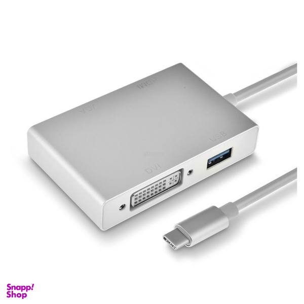 تبدیل USB- Type c به VGA/ DVI/HDMI/USB مدل MN