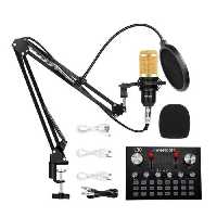میکروفون کندانسر و میکسر صدا وست کات BM800 به‌همراه کارت صدا L30