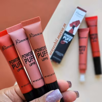 رژ گونه و رژ لب کوشنی پد دار تیوپی