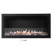 شومینه گازی دیواری قابدار ابعاد 120 در 45