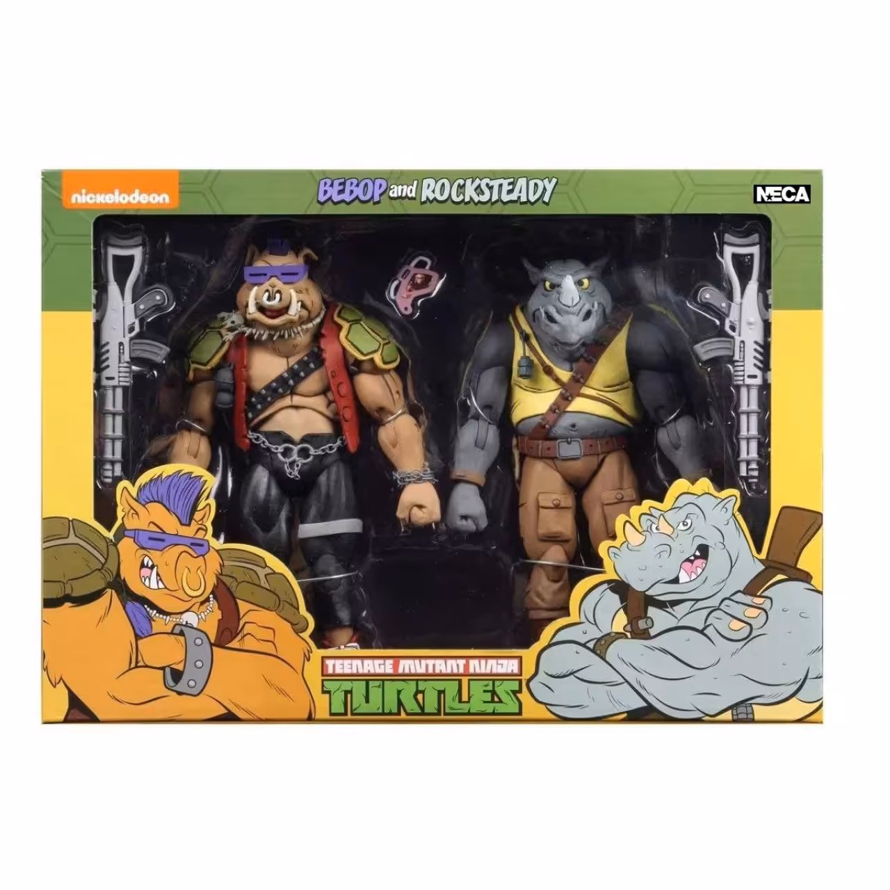 اکشن فیگور نکا مدل BEBOP AND ROCKSTEADY کد 125 مجموعه 2 عددی