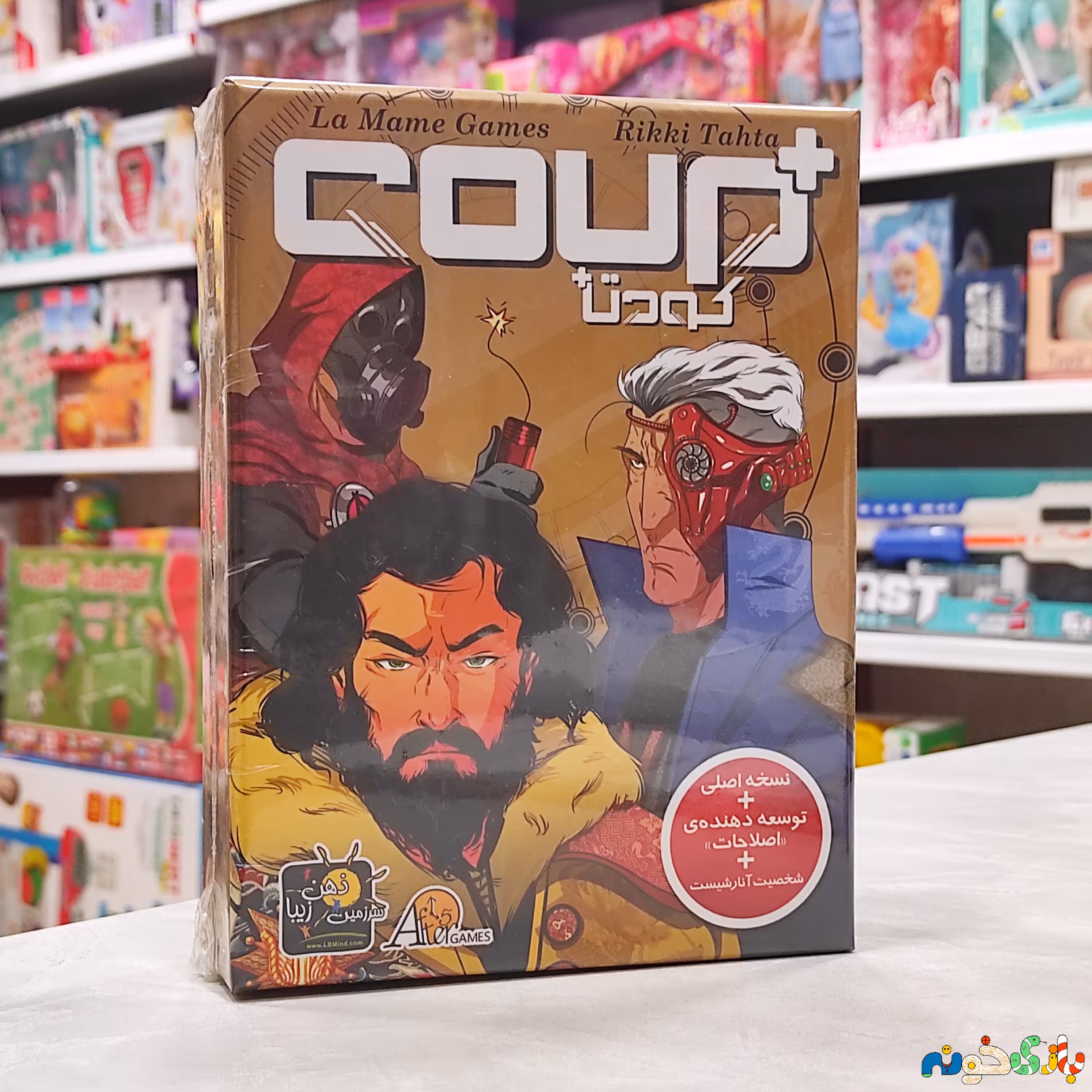 بازی کارتی کودتا پلاس Coup 2 الی 10 نفر شرکت ذهن زیبا 