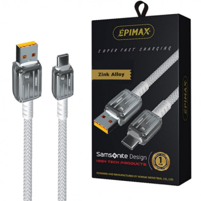 کابل شارژ سوپر فست تایپ سی EPIMAX EC-122| با گارانتی شرکتی