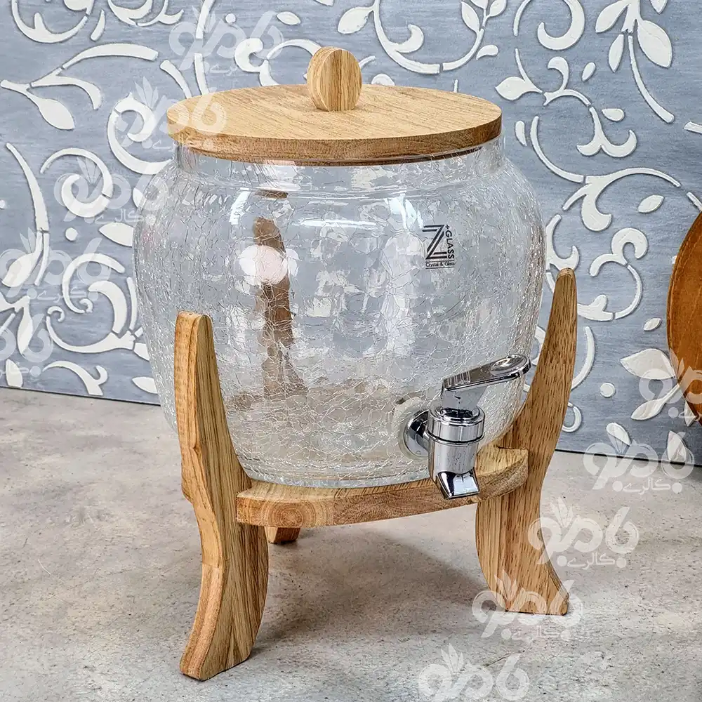 کلمن 1طبقه چوب شیشه ای اولگا الماس