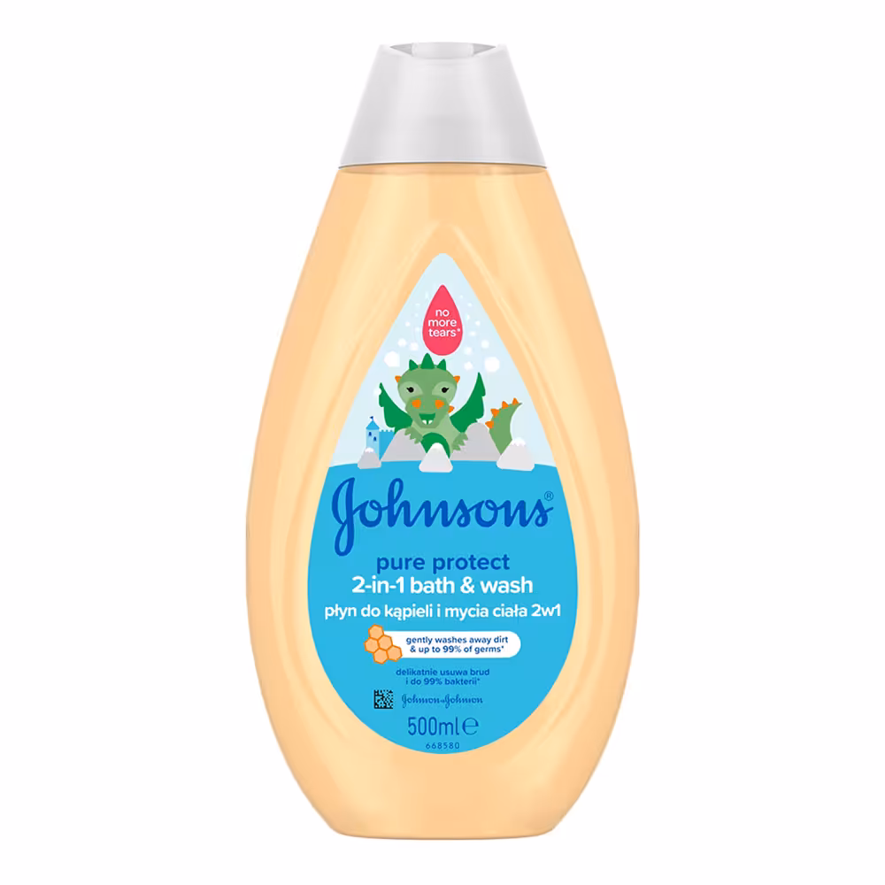 شامپو بدن کودک 500 میلی لیتر با عصاره عسل جانسون johnson