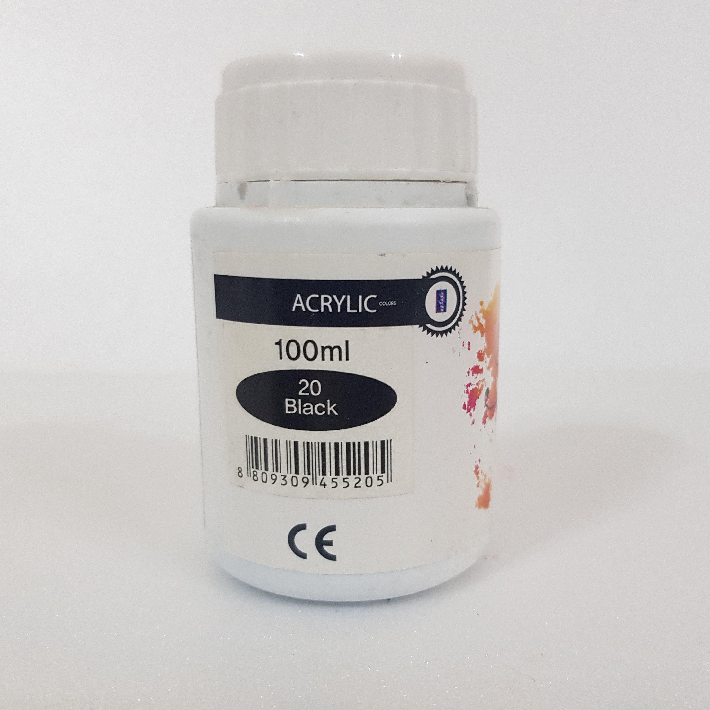 رنگ اکرولیک  مشکی یدیم کره