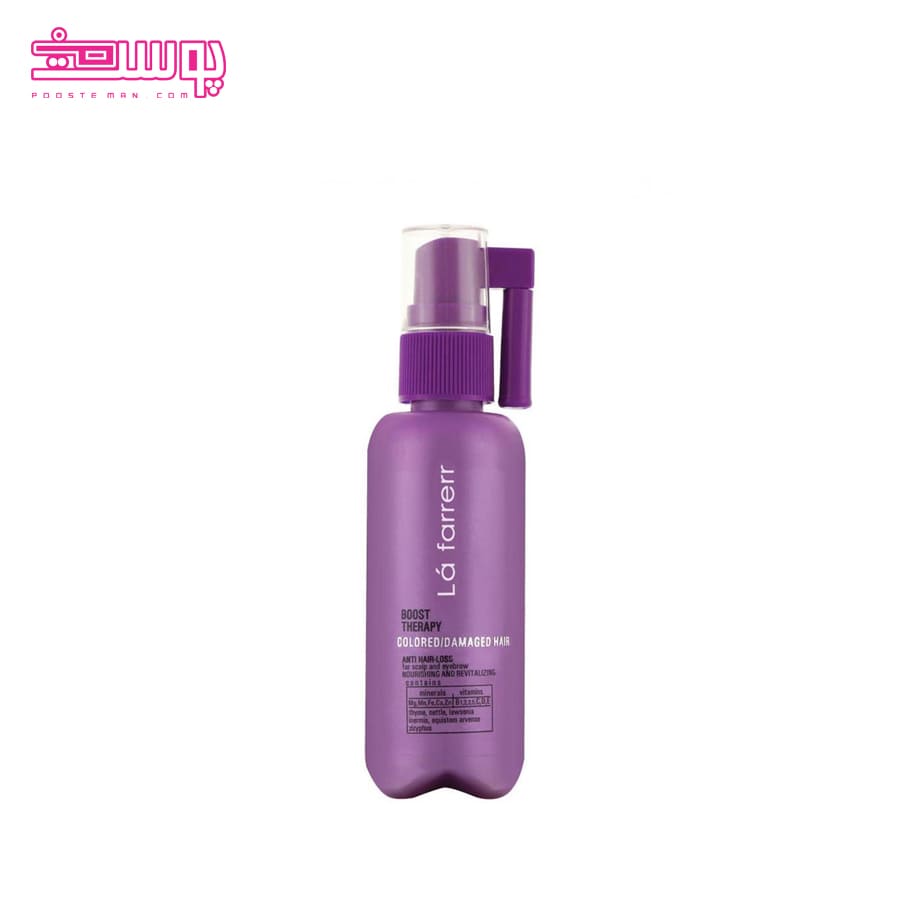 تونیک ضد ریزش لافارر مخصوص موهای رنگ شده و آسیب دیده حجم 60ml
