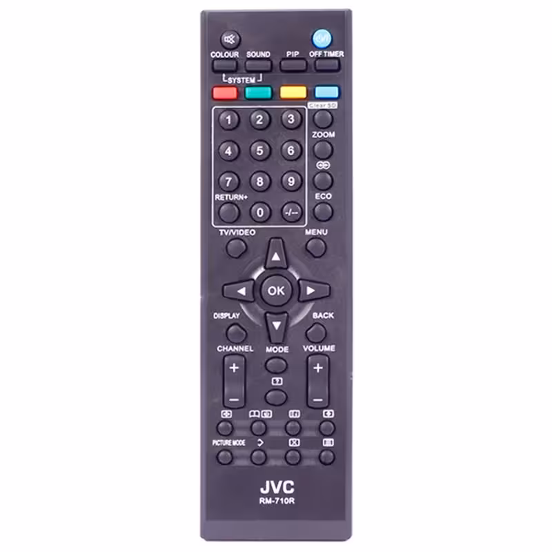 کنترل همه کاره تلویزیون JVC مدل RM-710R - کیفیت برتر و عملکرد عالی