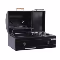 باربیکیو شومینه بیستون مدل گازی رومیزی BBQ.GR.80