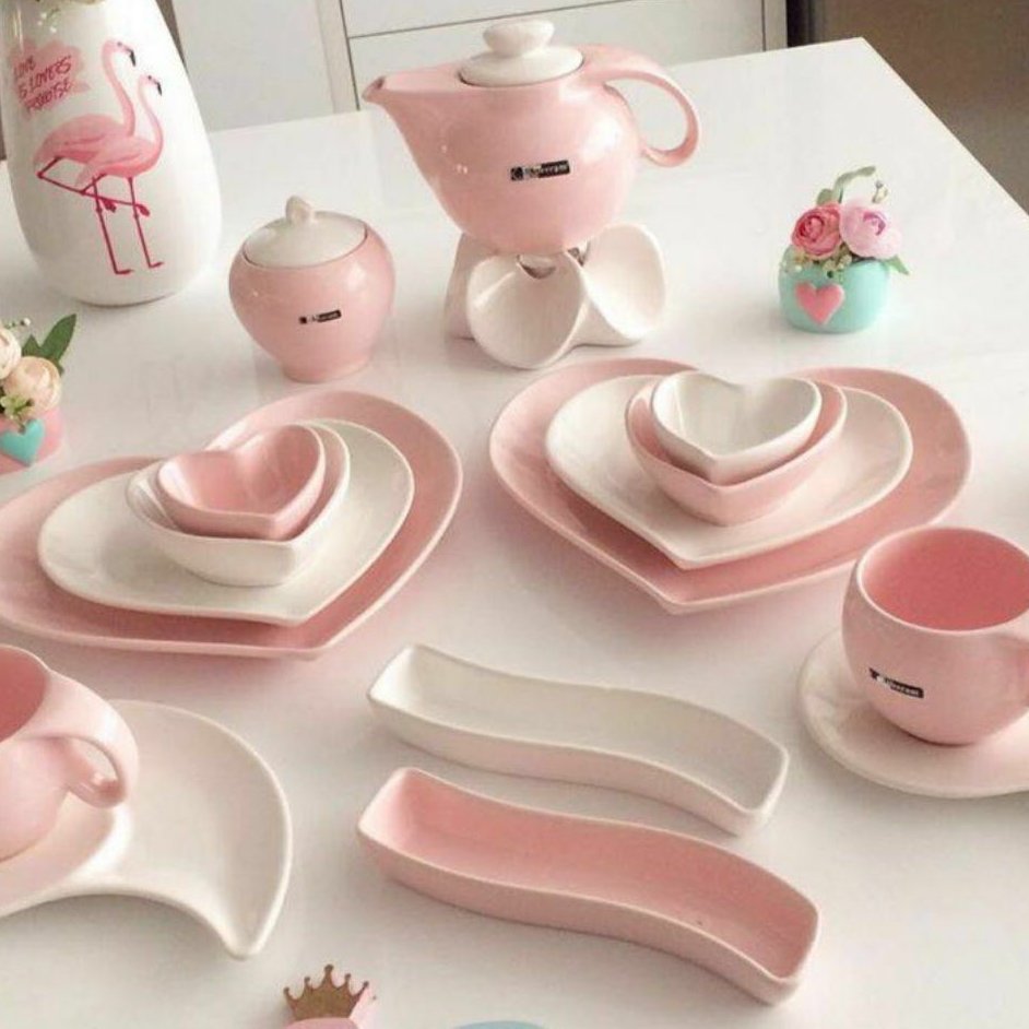 سرویس دونفره قلبی صبحانه خوری