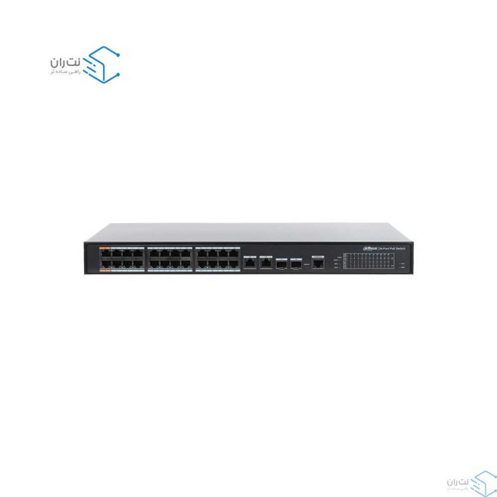 قیمت و خرید سوییچ شبکه 24 پورت داهوا مدل DH-PFS4226-24ET-360 | نت ران