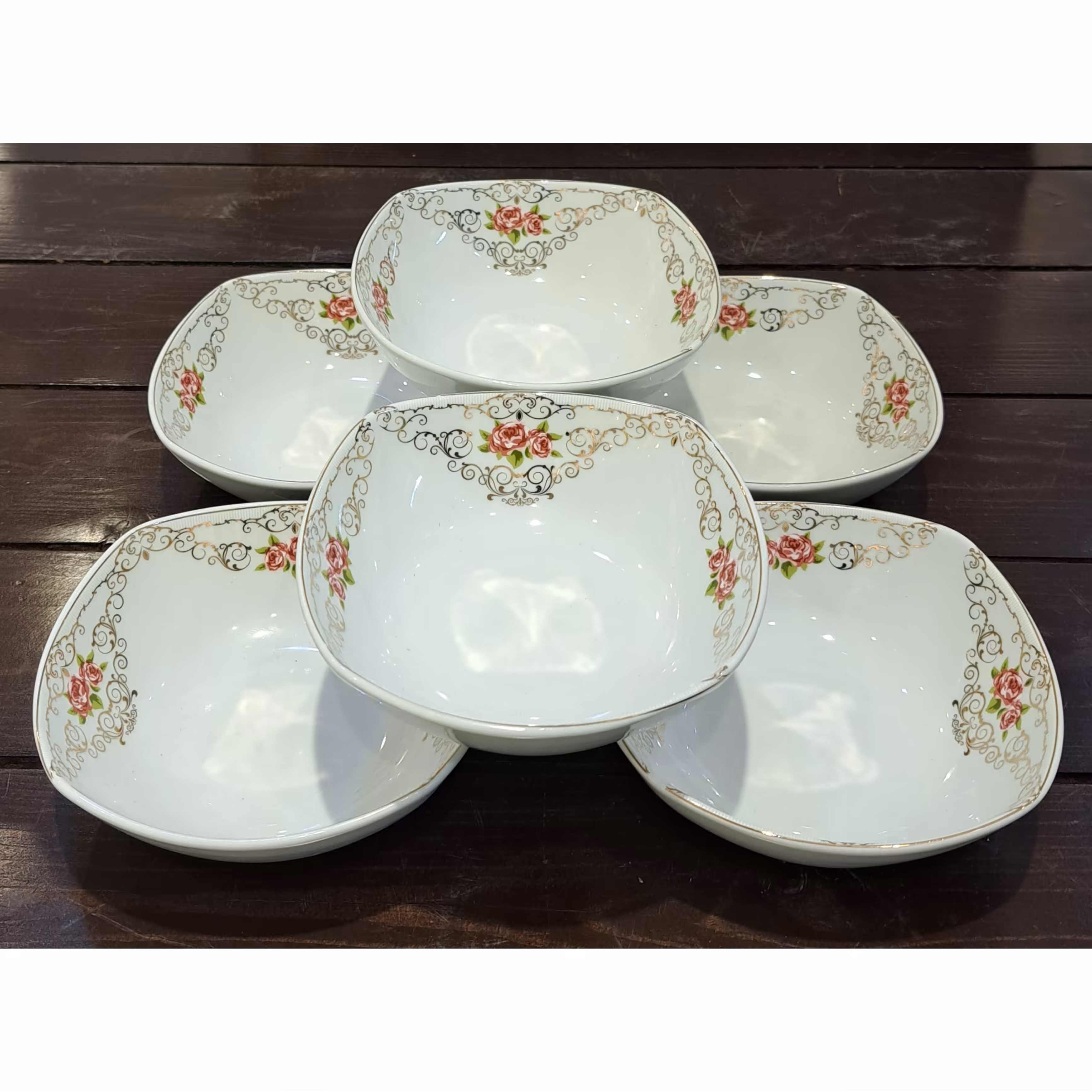 پیاله ماست خوری لورین گلدار