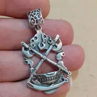 مدال آویز نقره علی