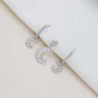 نیمست نقره مدل ماه و ستاره طرح تایلندی کد 1661