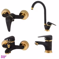 ست شیرآلات فاخته مدل خلیج ایتالیا پلاس کد MT مجموعه 4 عددی