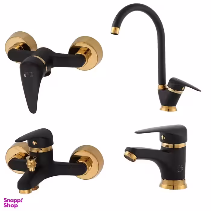 ست شیرآلات فاخته مدل خلیج ایتالیا پلاس کد MT مجموعه 4 عددی