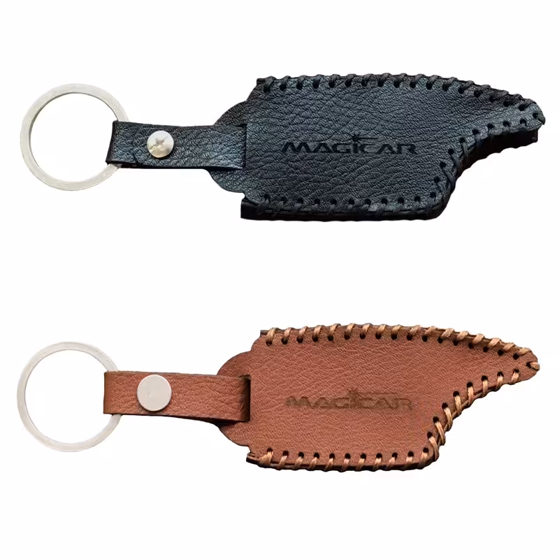 جاسوئیچی چرمی دزدگیر مجیکار مدل 902 لاکچری چرم ایران