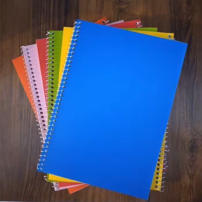 دفتر  100 برگ طلقی دفتر طلقی دفتر سیمی دفتر فنری دفتر ساده دفتر طلقی ارزان