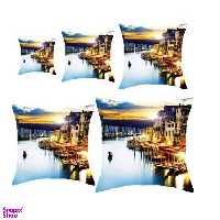 کوسن رنس کد S5-10032 مجموعه 5 عددی کوچک تا بزرگ چند رنگ