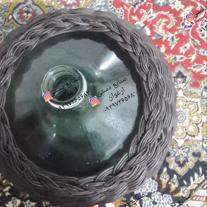 شیشه حصیری ،شیشه بافی