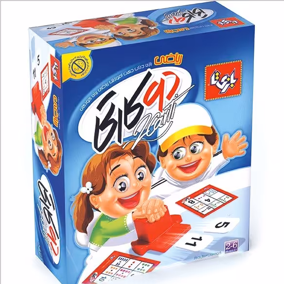 بازی فکری دوکارتی ریاضی/ 2_6 نفره/ رده سنی +5 سال/ بازیتا