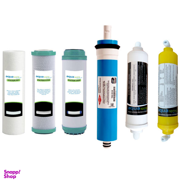 فیلتر دستگاه تصفیه آب آکوآاسپرینگ مدل RO-SP6 بسته 6 عددی